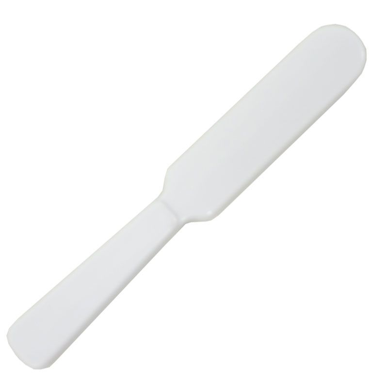 Spatule creme droite plastique 16cm